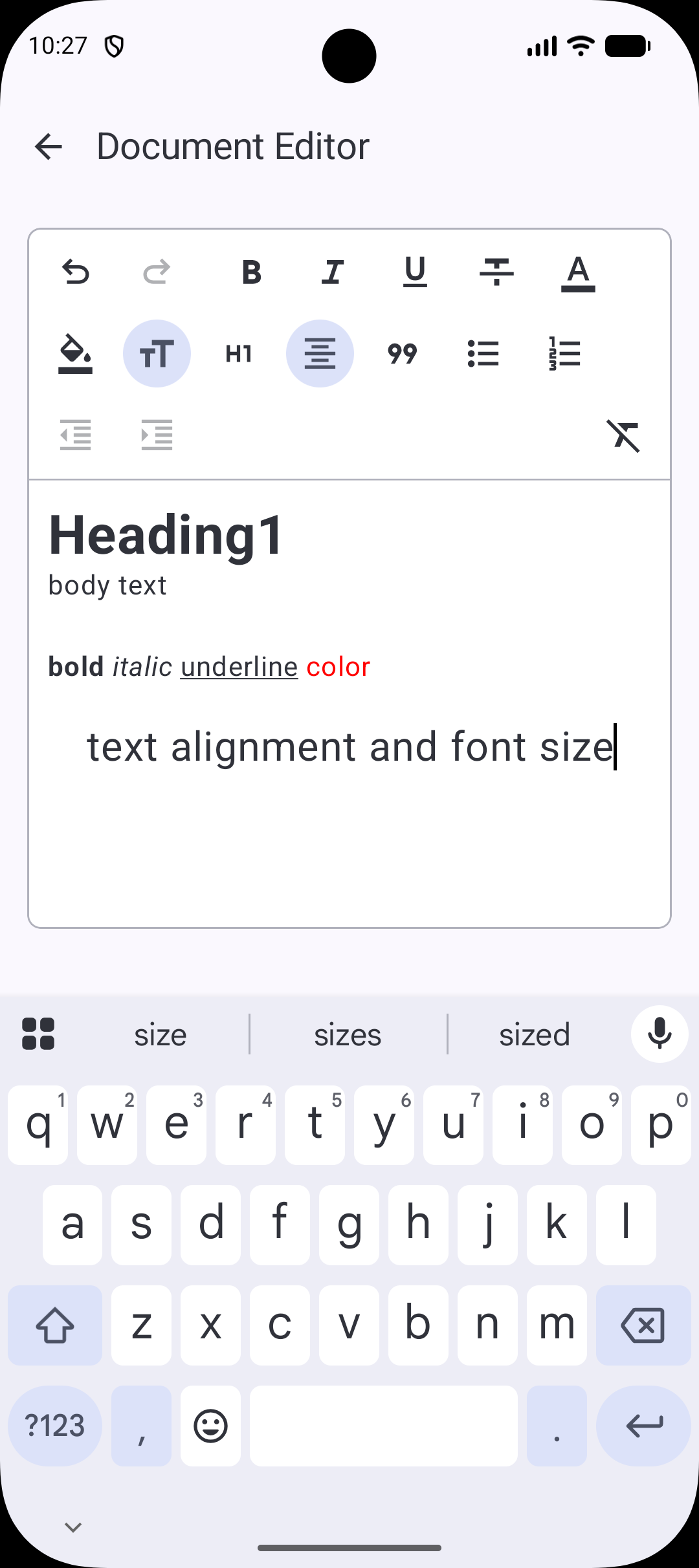 Document Editor
