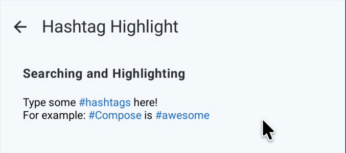 Hashtag Highlight